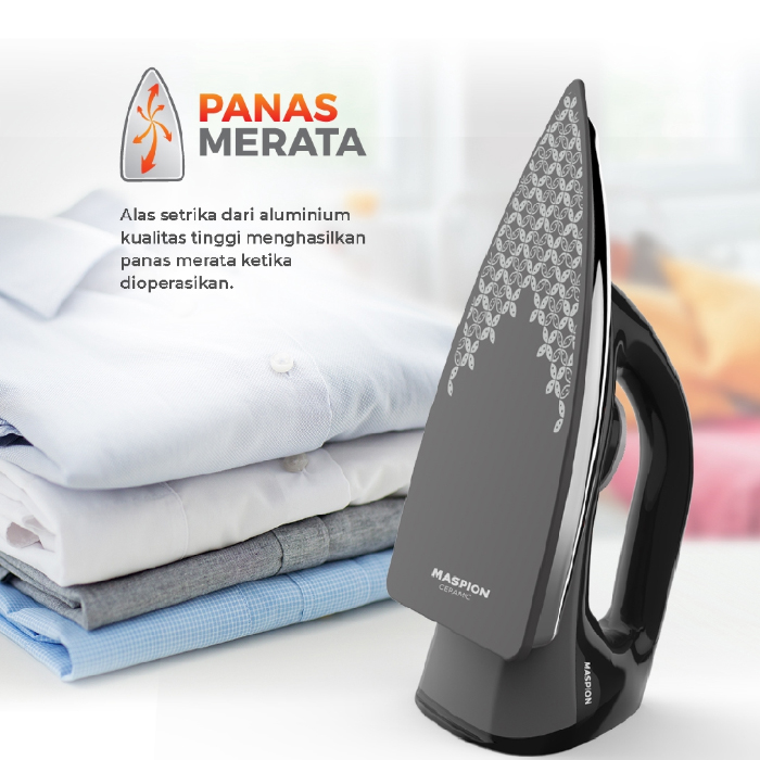 Maspion Setrika Listrik Dry Iron 350 watt - HA380 | HA-380